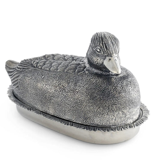 Butter Dish - Mallard Duck