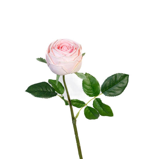 Floral Stem - Garden Rose Pink 17"