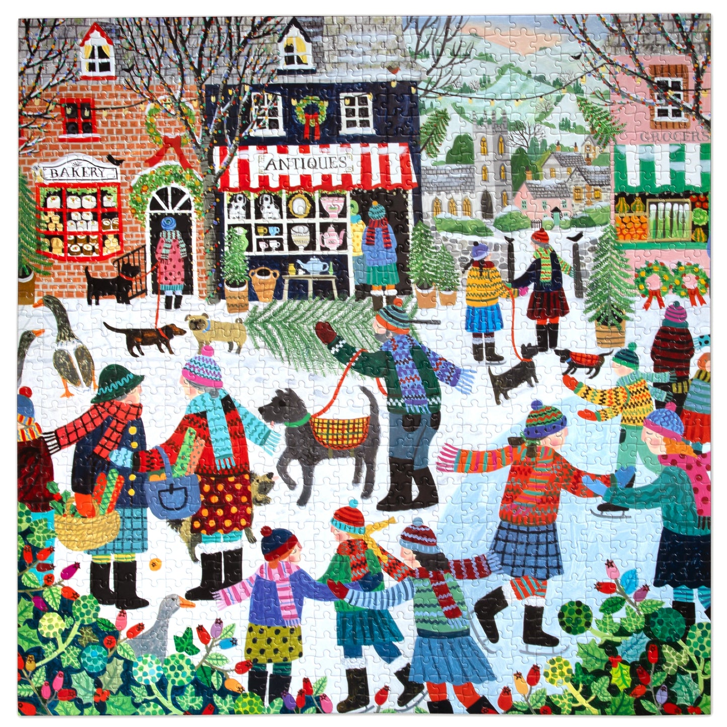 Puzzle - Christmas in the Square (1000 pieces)
