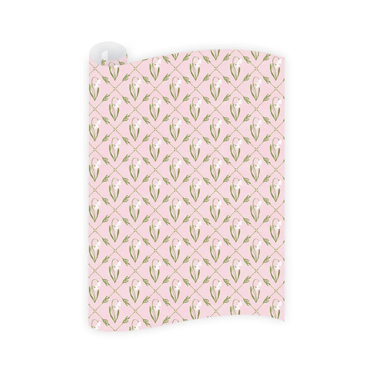 Gift Wrap - Snowdrop Meadow Pink (3 sheets)