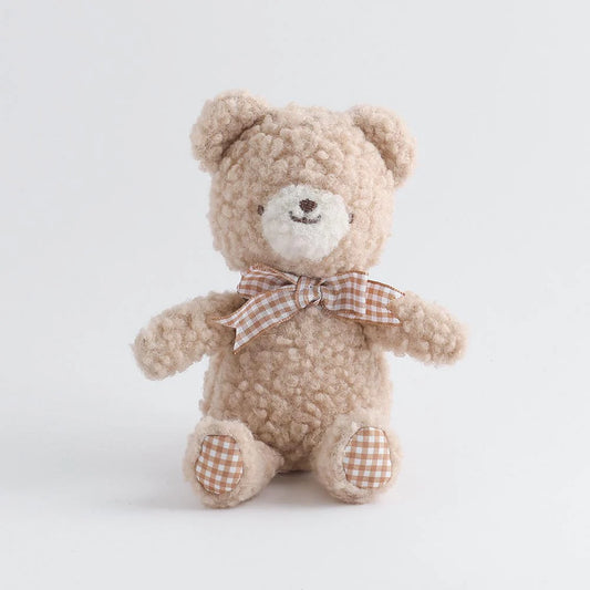 Dog Toy - Beige Plush Bear