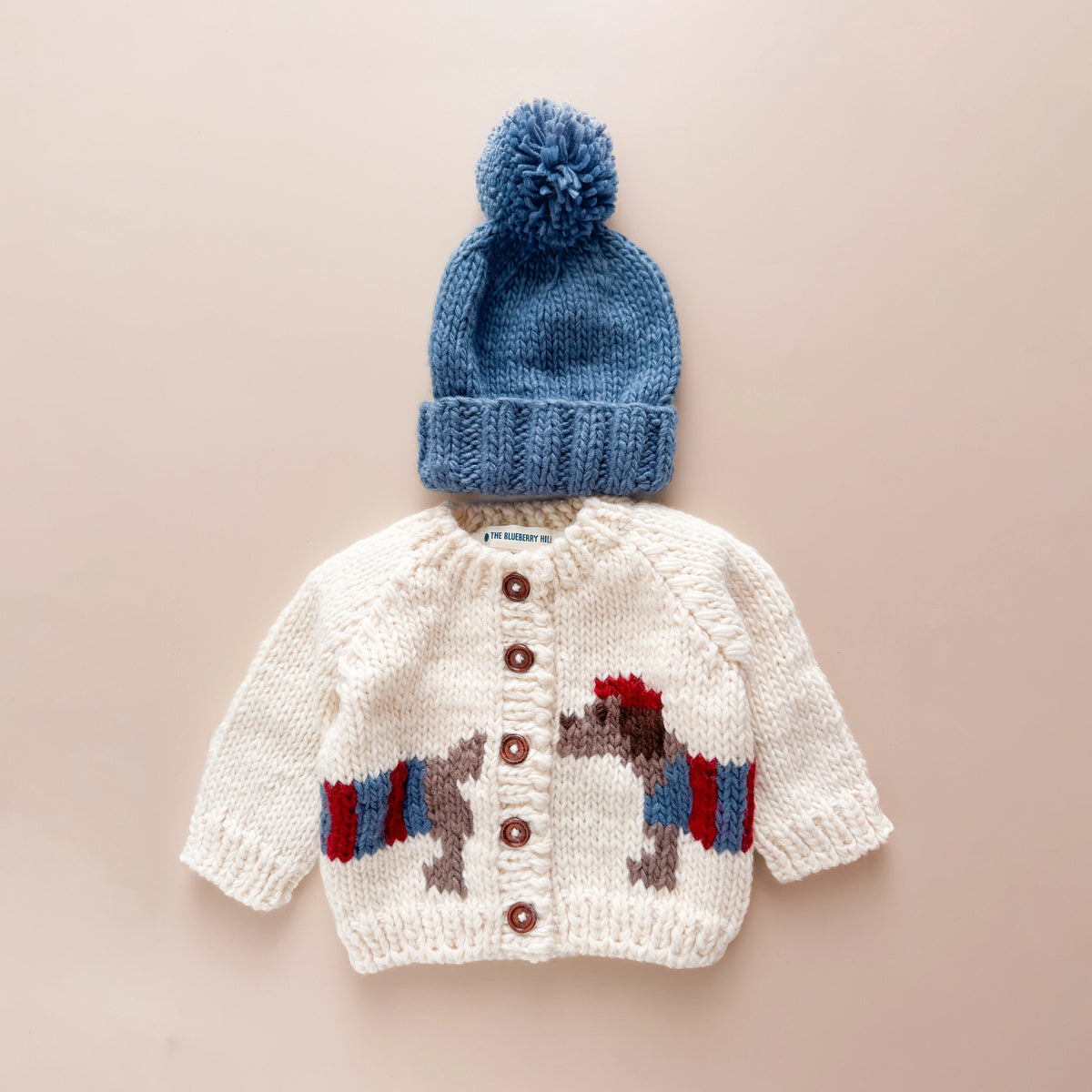 Baby Cardigan Sweater - Dachshund