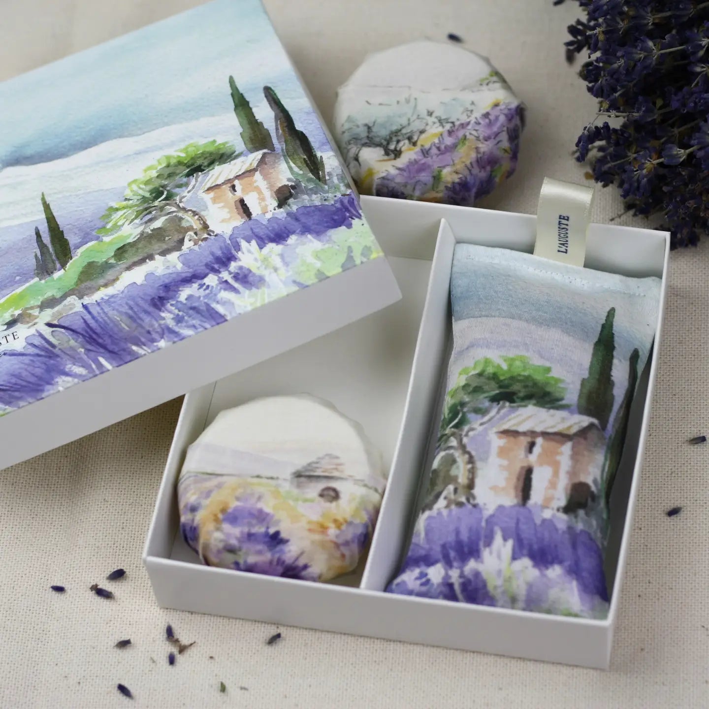 Lavender Soap & Sachet from Provence - Cabanon Box