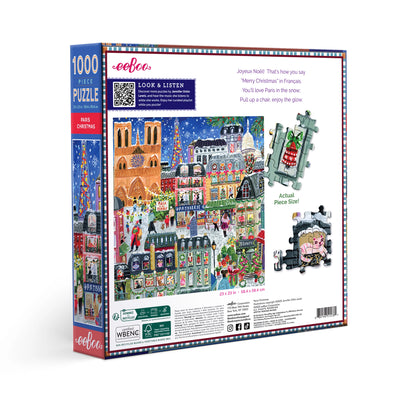 Puzzle - Paris Christmas (1000 pieces)