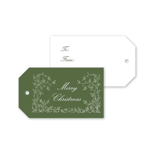Gift Tags - Poetic Green
