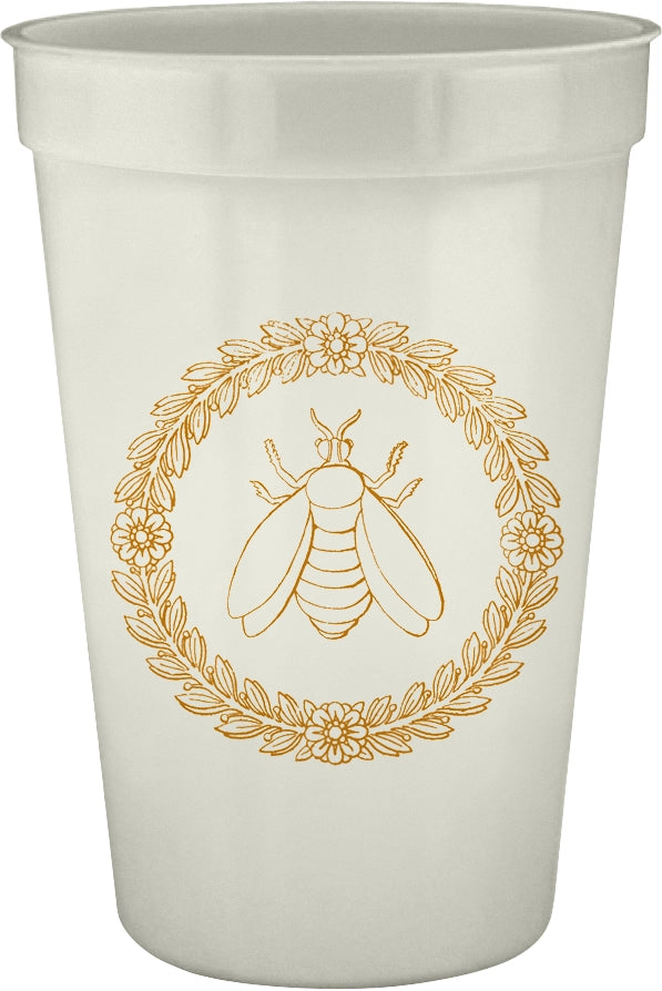 On the Go Pearlized Cups - Empire Bee (set of 12)