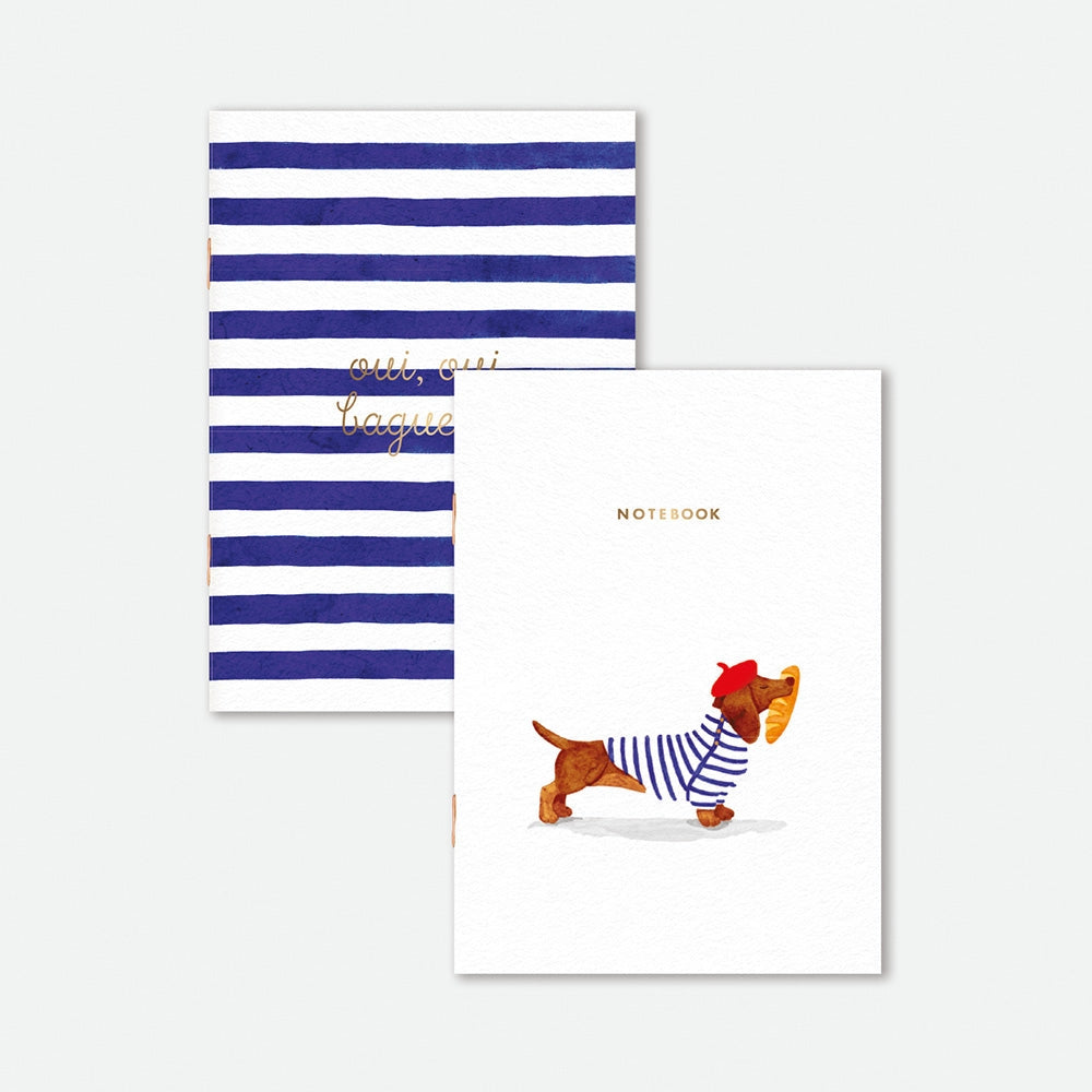 Notebook Pocket - Duo Oui Baguette - Set of 2