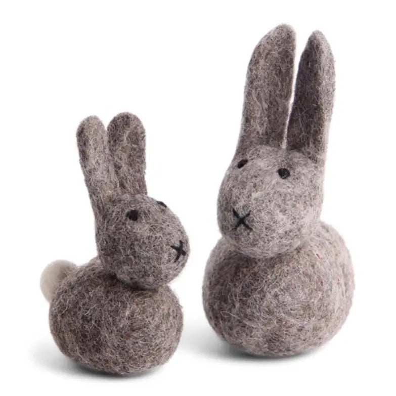 Ornament - Bunny Grey (set of 2)