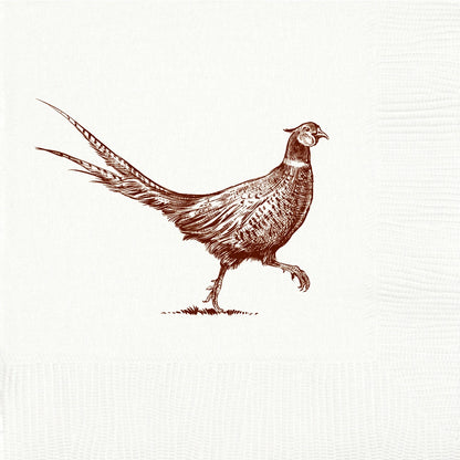 Paper Cocktail Napkins - Pheasant