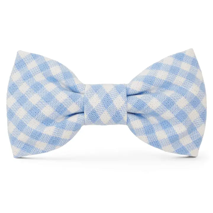 Sky Blue Gingham - Bow Tie