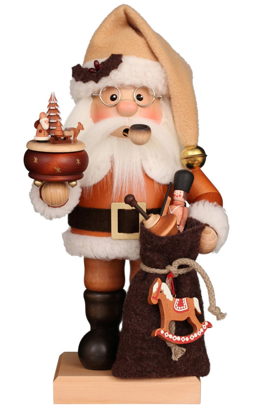 Smoker - Santa with Music Box and Gifts