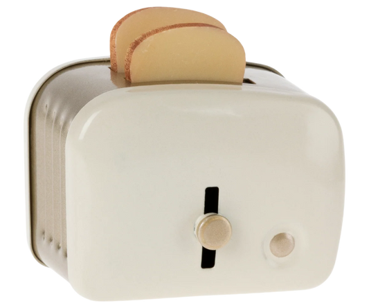 Toaster and Bread - Off White (Miniature)