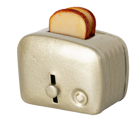 Toaster and Bread - Silver (Miniature)