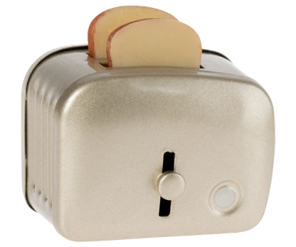 Toaster and Bread - Silver (Miniature)