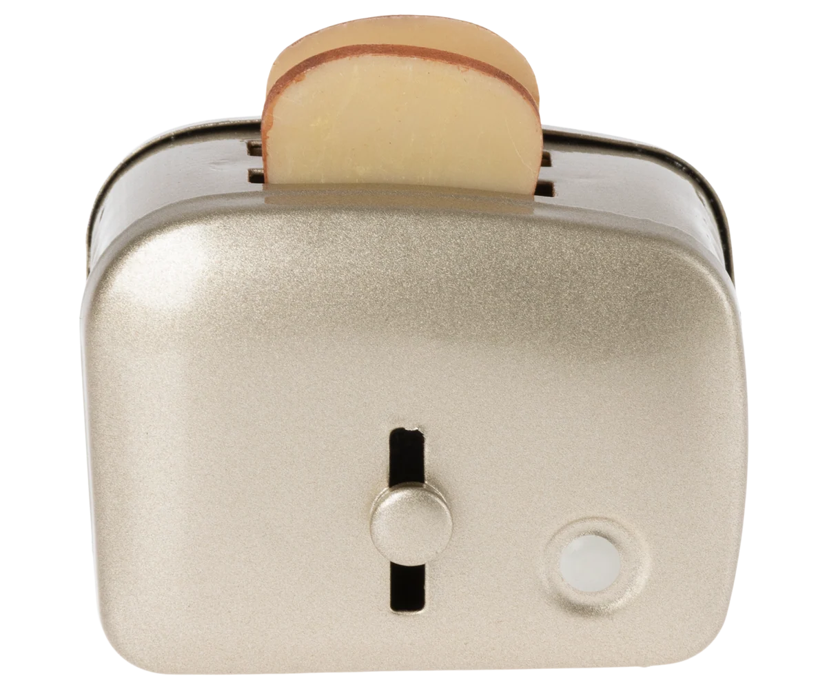 Toaster and Bread - Silver (Miniature)