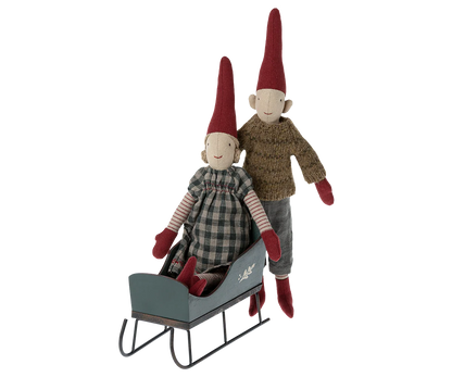 Sleigh - Green (Miniature)