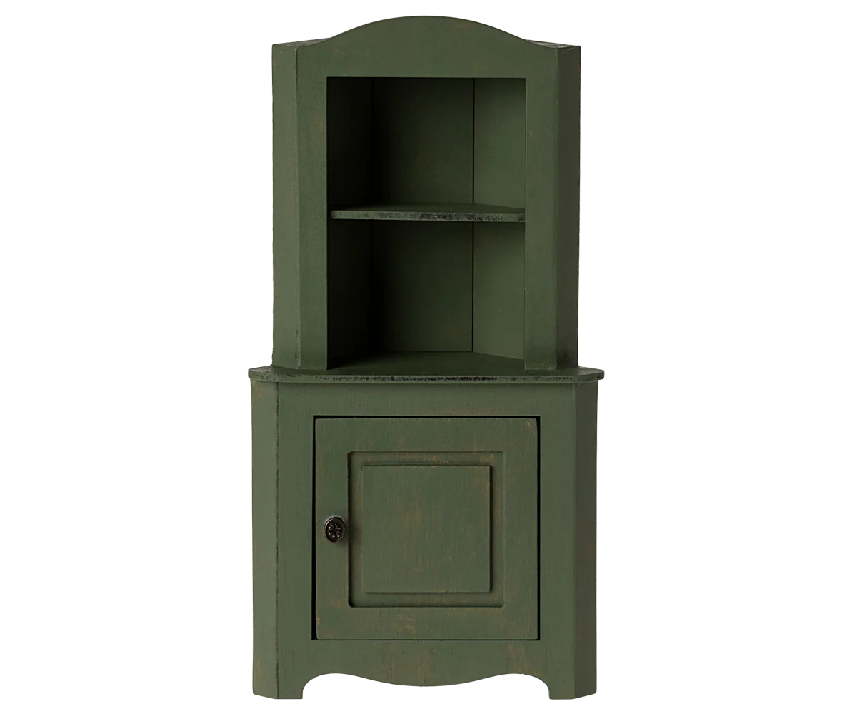 Corner Cabinet - Dark Green (Miniature)