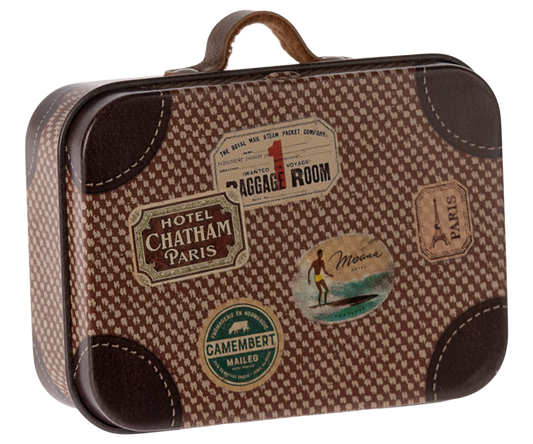 Micro Suitcase - Brown