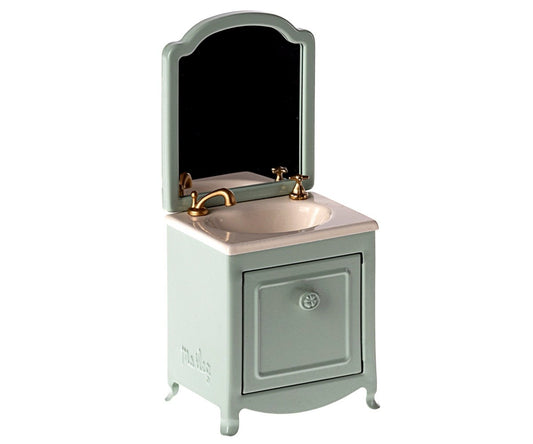 Sink with Mirror - Mint & Flower Knob (Mouse)