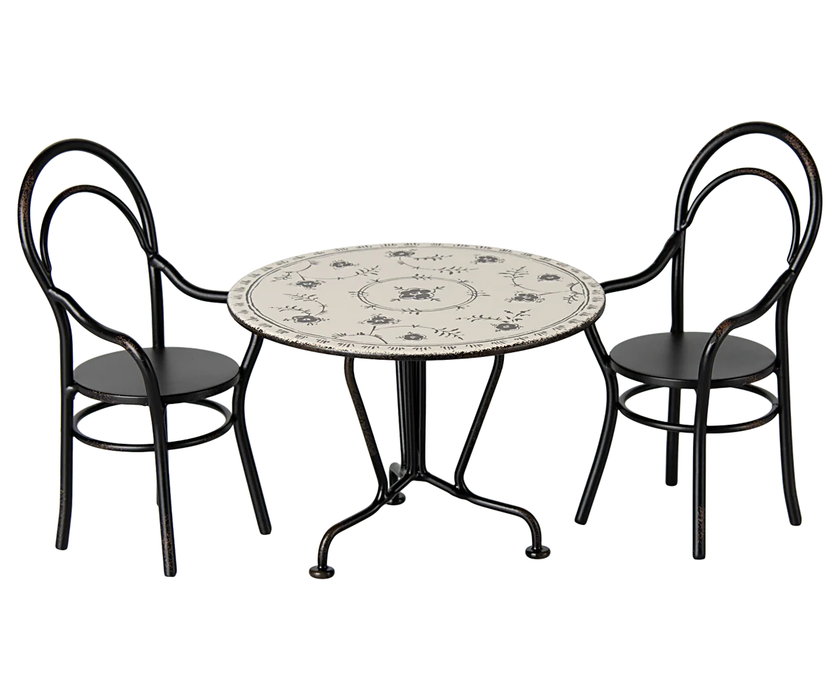 Dining Table & Chairs - Set of 3 (Miniature)