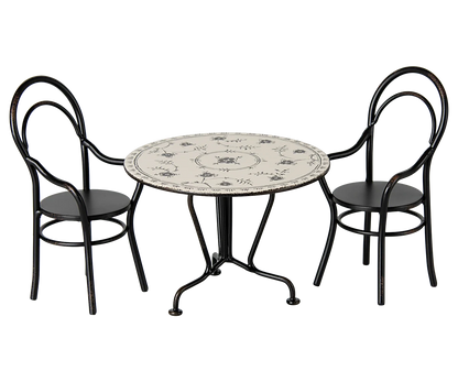 Dining Table & Chairs - Set of 3 (Miniature)