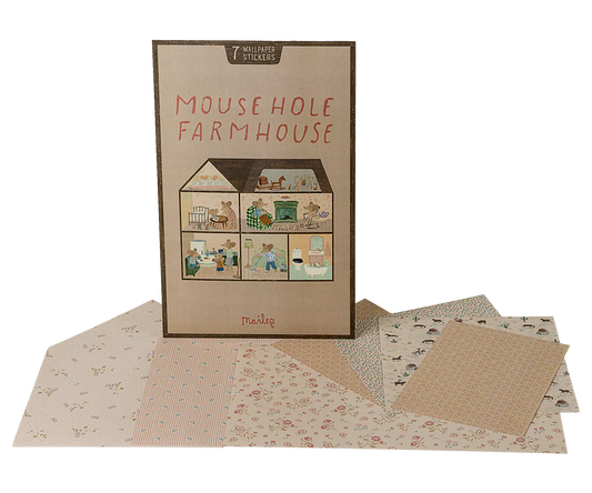Mouse Farmhouse - Wallpaper