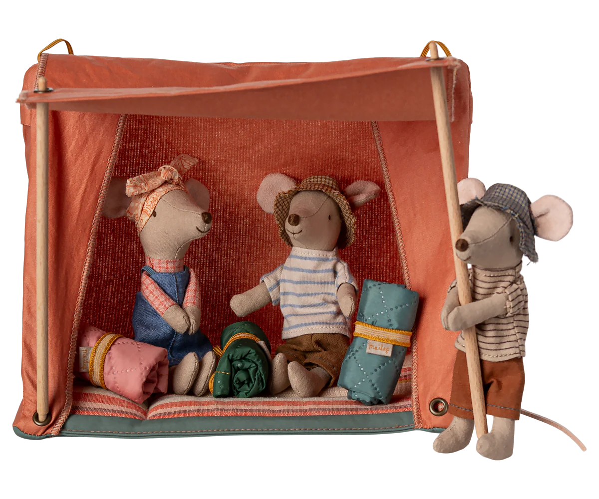 Happy Camper Tent - Coral (Mouse)