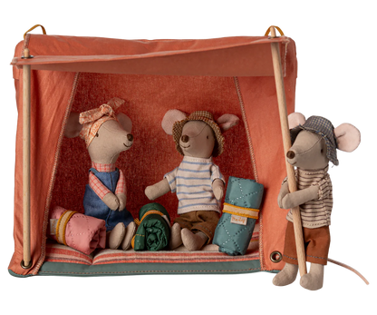 Happy Camper Tent - Coral (Mouse)