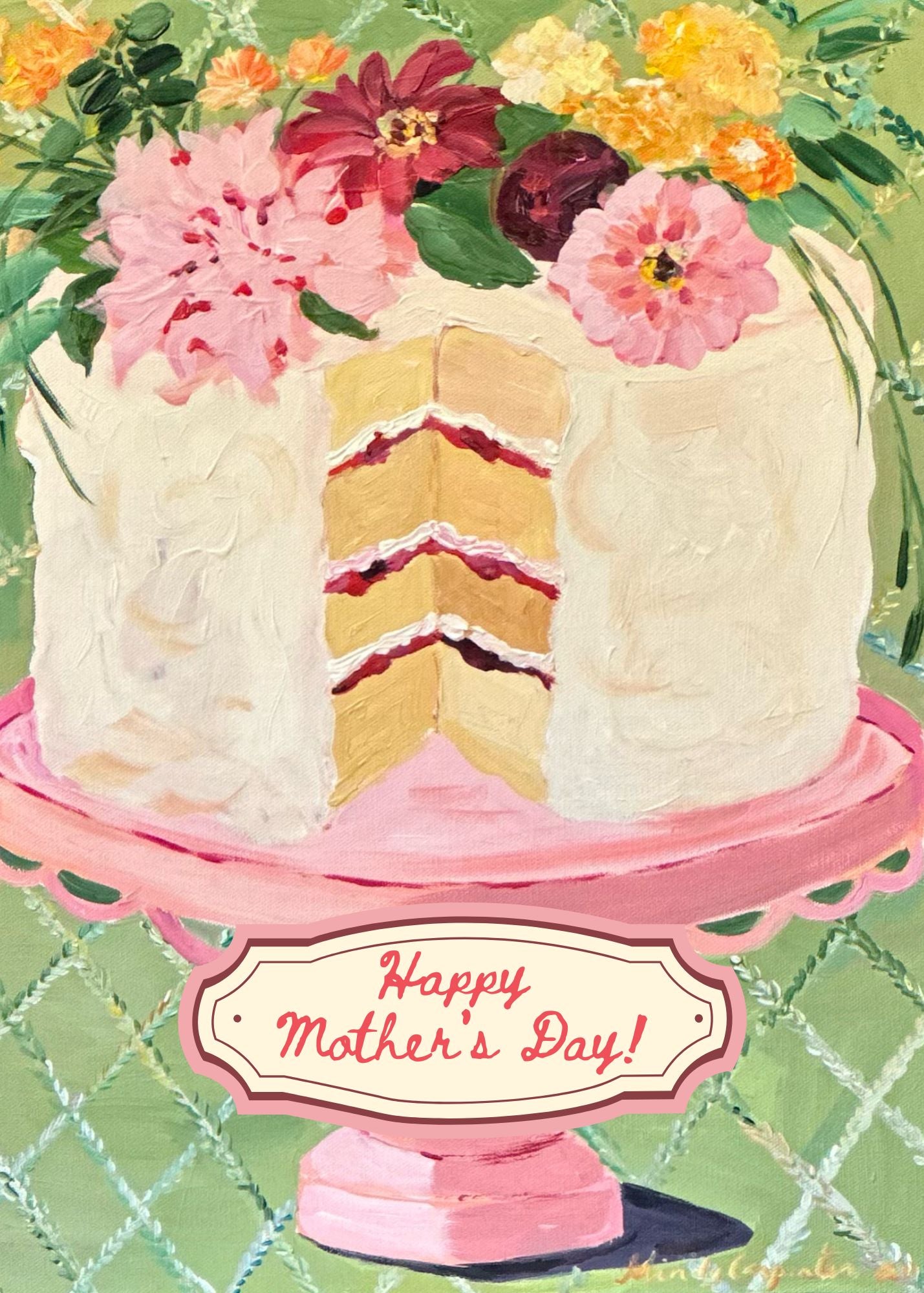 Card - Mother's Day - Cake