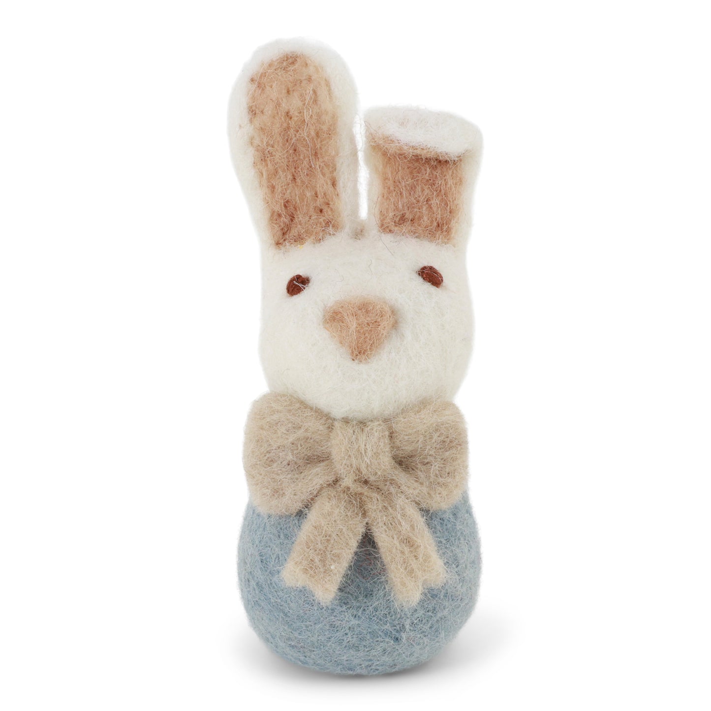 Ornament - Bunny with Bow - Light Blue