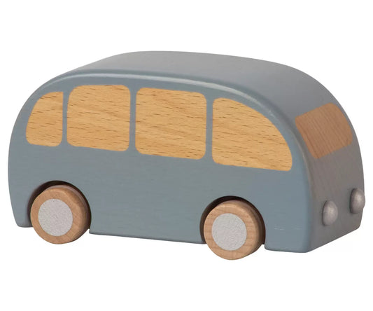 Wooden Bus - Blue