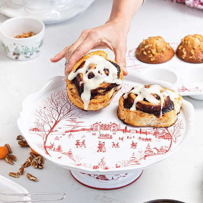 Country Estate Ruby - Winter Frolic Cake Stand