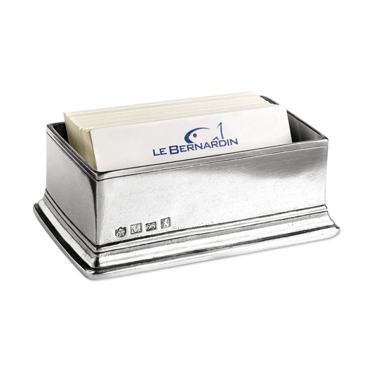 Pewter Business Card Holder