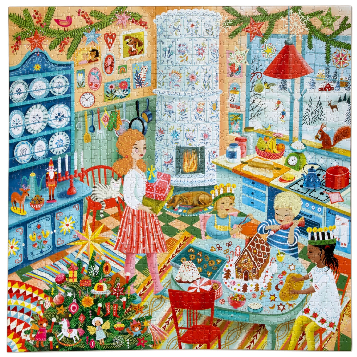 Puzzle - Swedish Holiday Kitchen (1000 pieces)