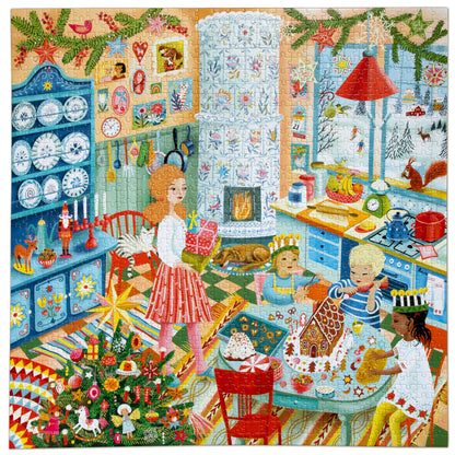 Puzzle - Swedish Holiday Kitchen (1000 pieces)