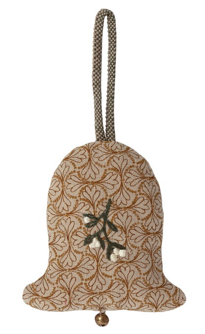 Ornament - Bell with White Flowers