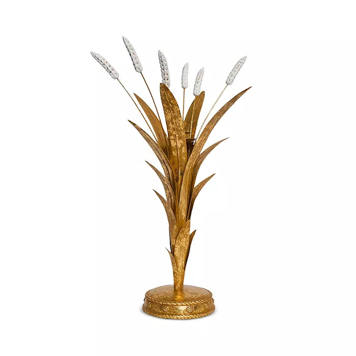 Forest Walk Wheat Candlestick 17"