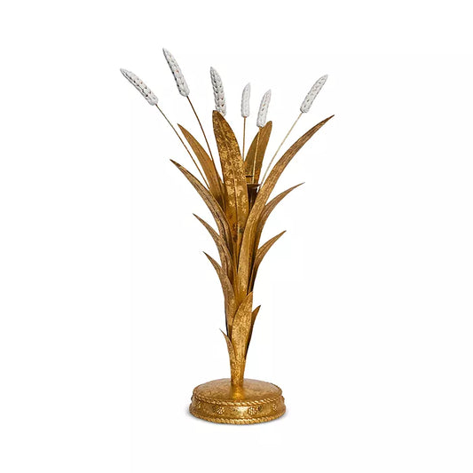 Forest Walk Wheat Candlestick 17"