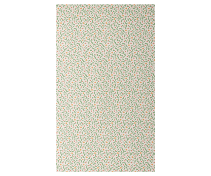Gift Wrap - Berry Branches - Green 10m