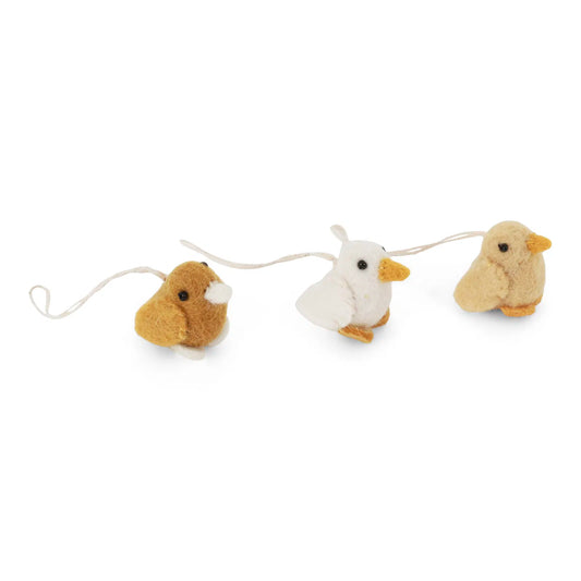 Ornament - Chicklet Bird (set of 3)