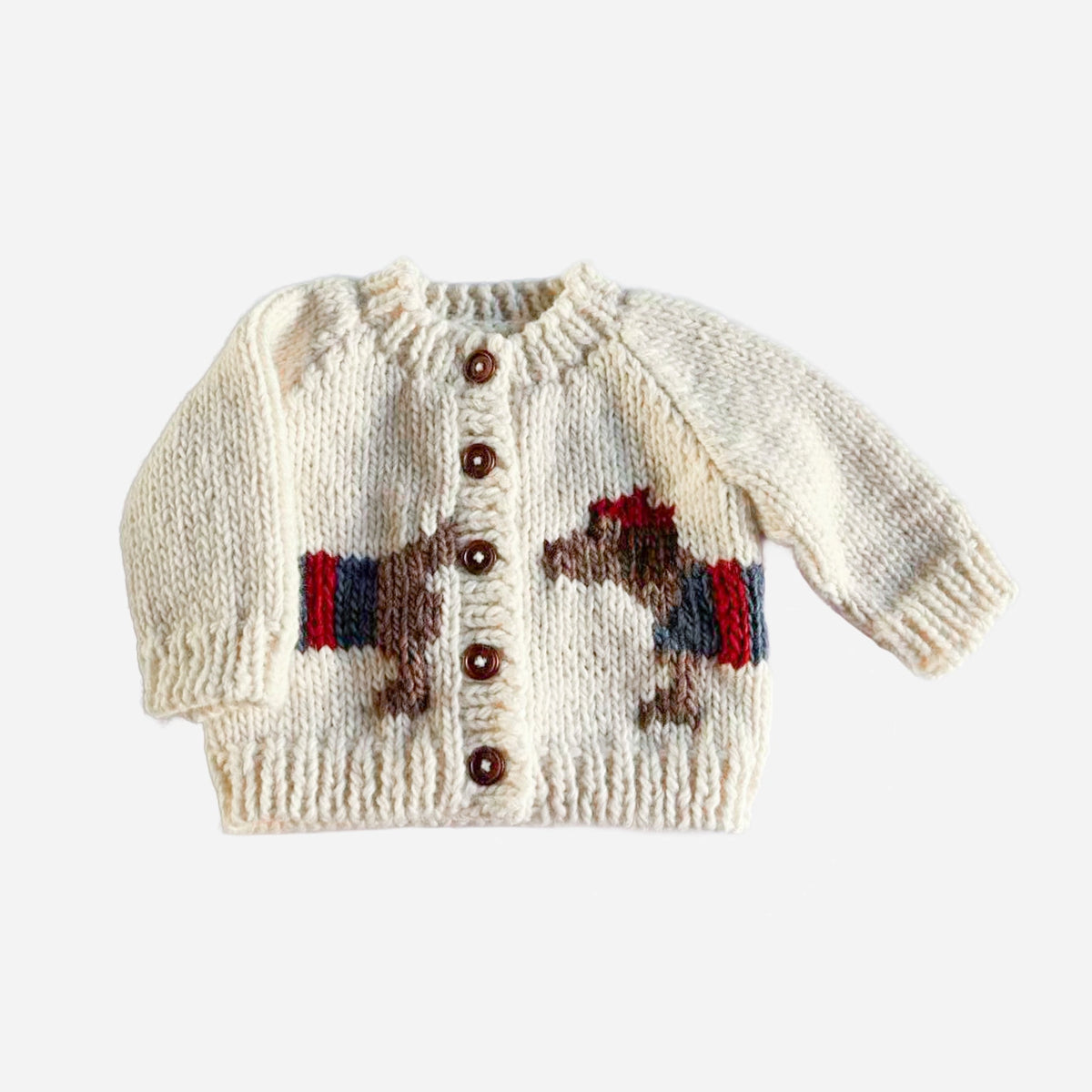 Baby Cardigan Sweater - Dachshund