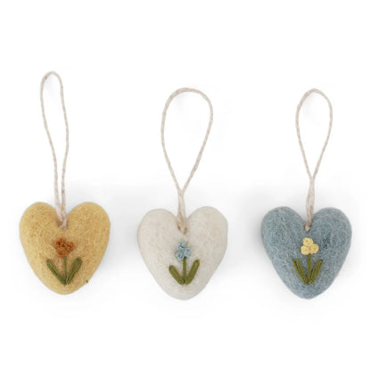 Ornament - Heart with Embroidery Mini
