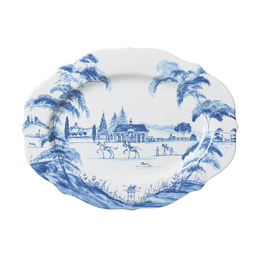 Country Estate Delft  15" Serving Platter