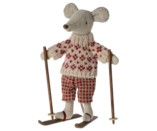 Mum Mouse - Winter with Ski Set