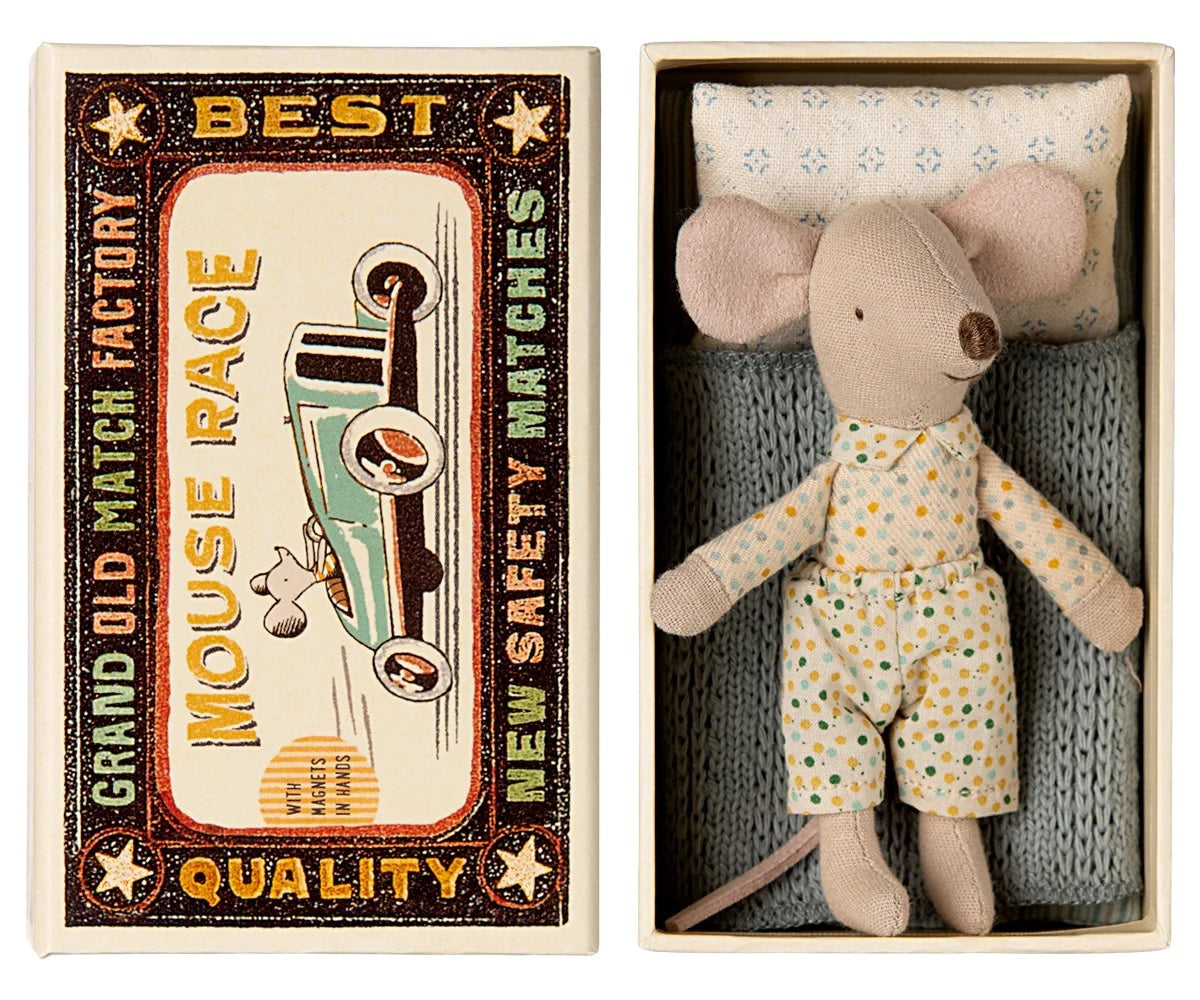 Little Brother Mouse - Matchbox Polka Dot
