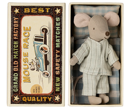Big Brother Mouse - Matchbox - Light Blue Stripe