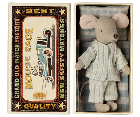 Big Brother Mouse - Matchbox - Light Blue Stripe