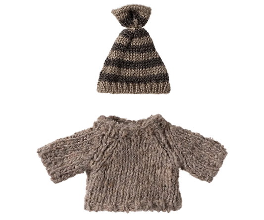 Mouse Clothes - Big Brother - Knitted Sweater & Hat