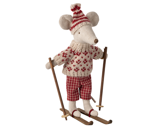 Mum Mouse - Winter with Ski Set & Hat