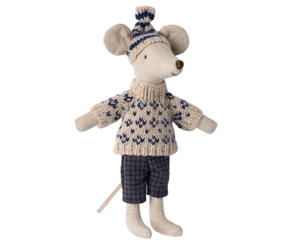 Dad Mouse - Winter with Ski Set & Hat
